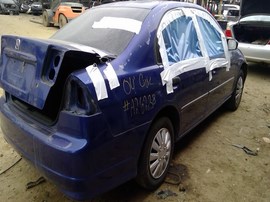 2004 HONDA CIVIC, NAVY BLUE, DX MODEL, 1.7L, AT.  A26238